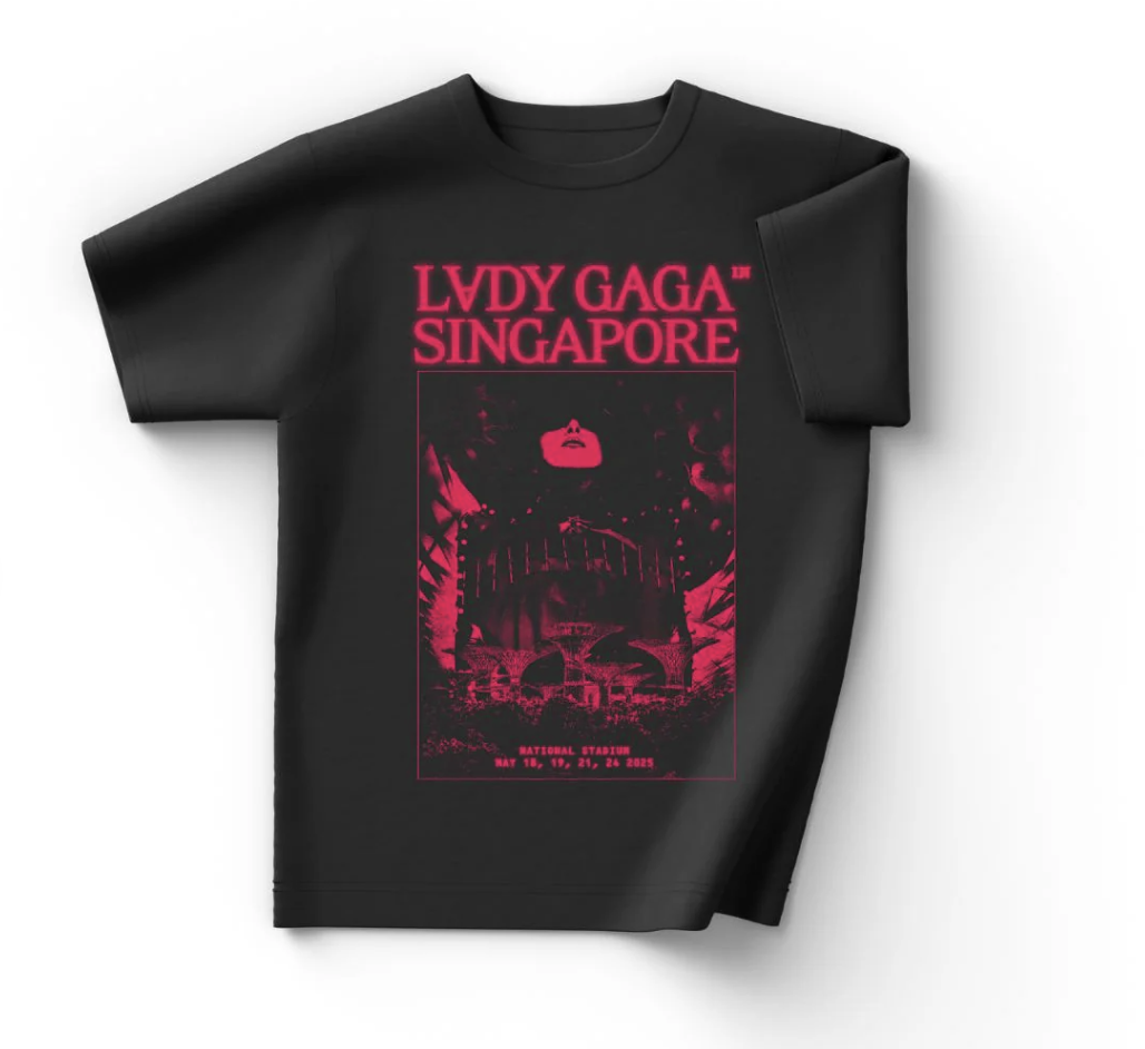 Lady Gaga drops S'pore-themed merch for 'Mayhem' concert